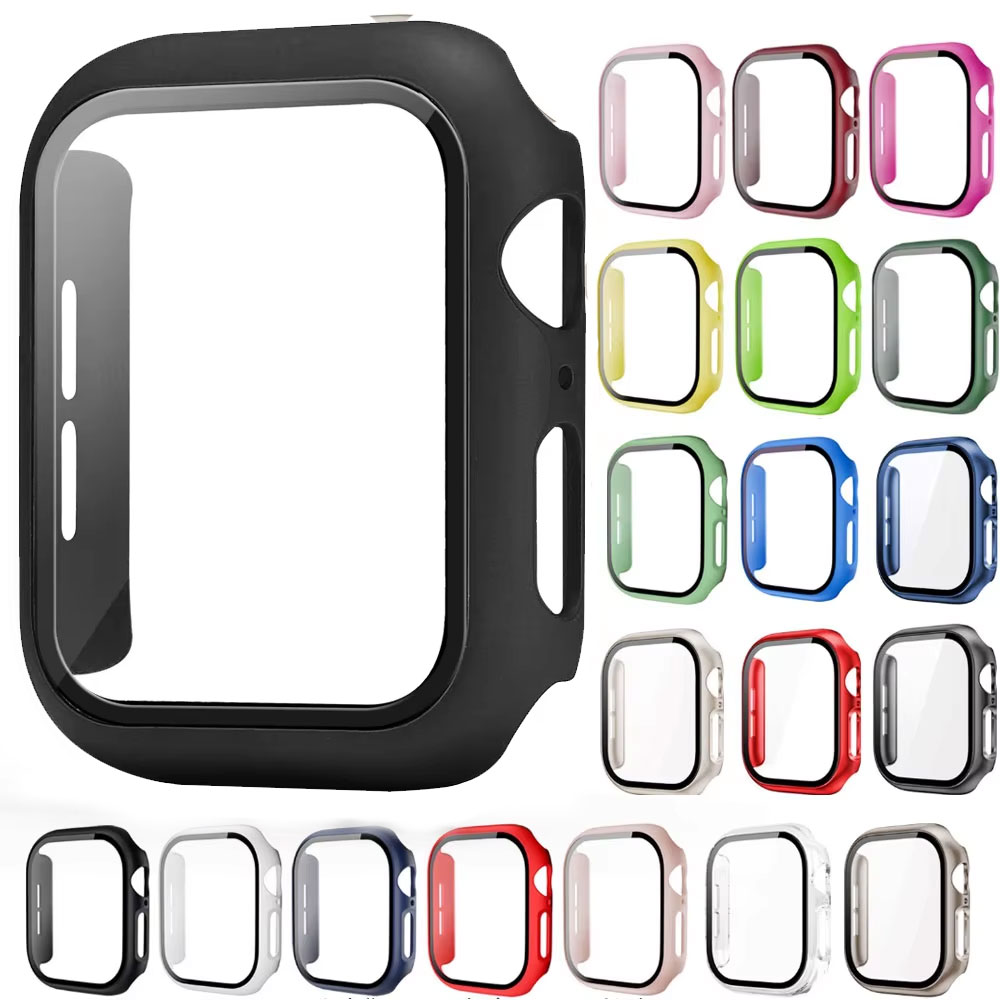 Smartwatch Case - واقي للشاشة من الزجاج المقسى غطاء