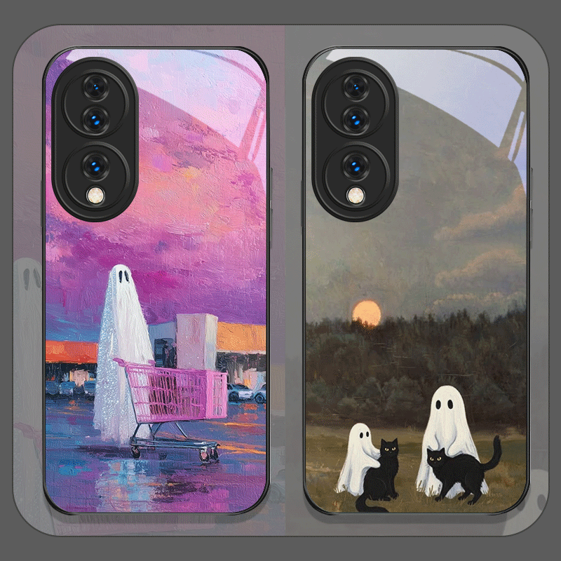 Huawei Nova 12 - غطاء هاتف من الزجاج المقوى مطبوع
