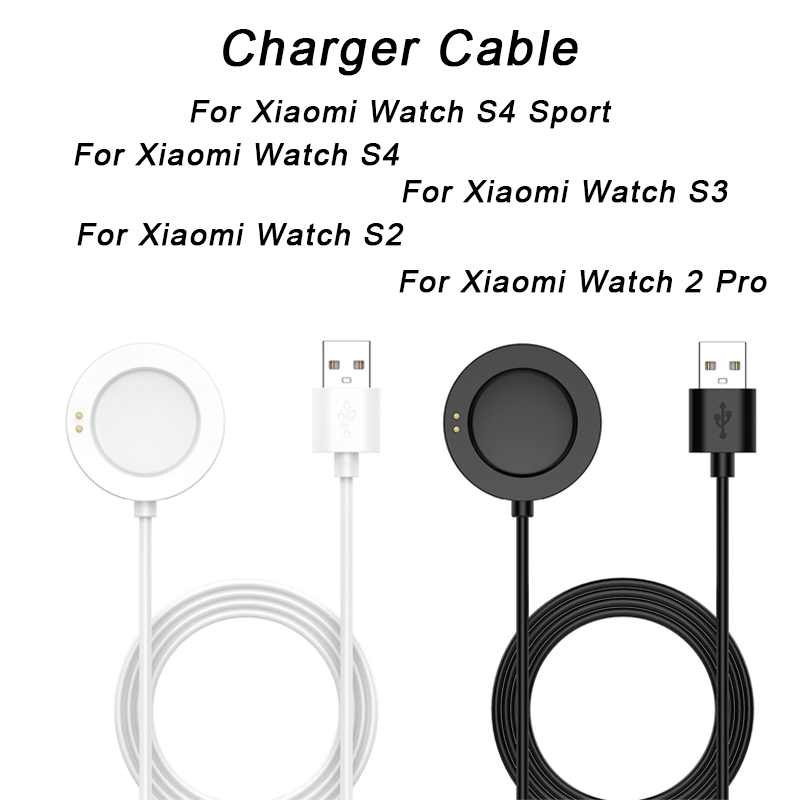 Xiaomi Smartwatch S3 Accessories - شاحن مغناطيسي مع كابل USB بطول
