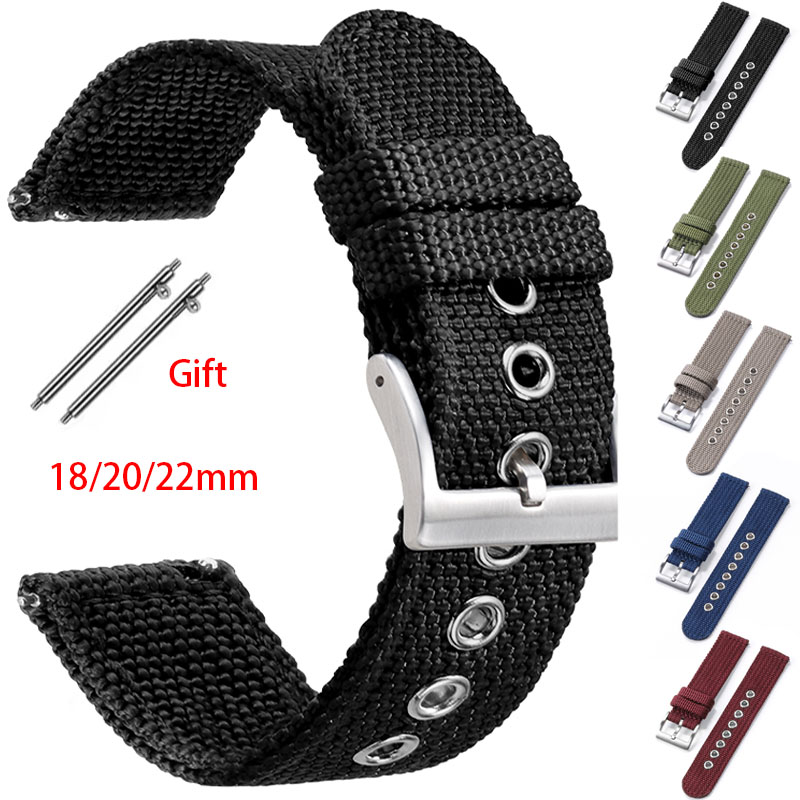 Nylon Nato Strap - سوار معصم من قماش النايلون ،