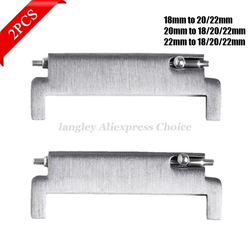 Watch Band Connector - 2 قطعة محولات حزام (استيك) ساعة