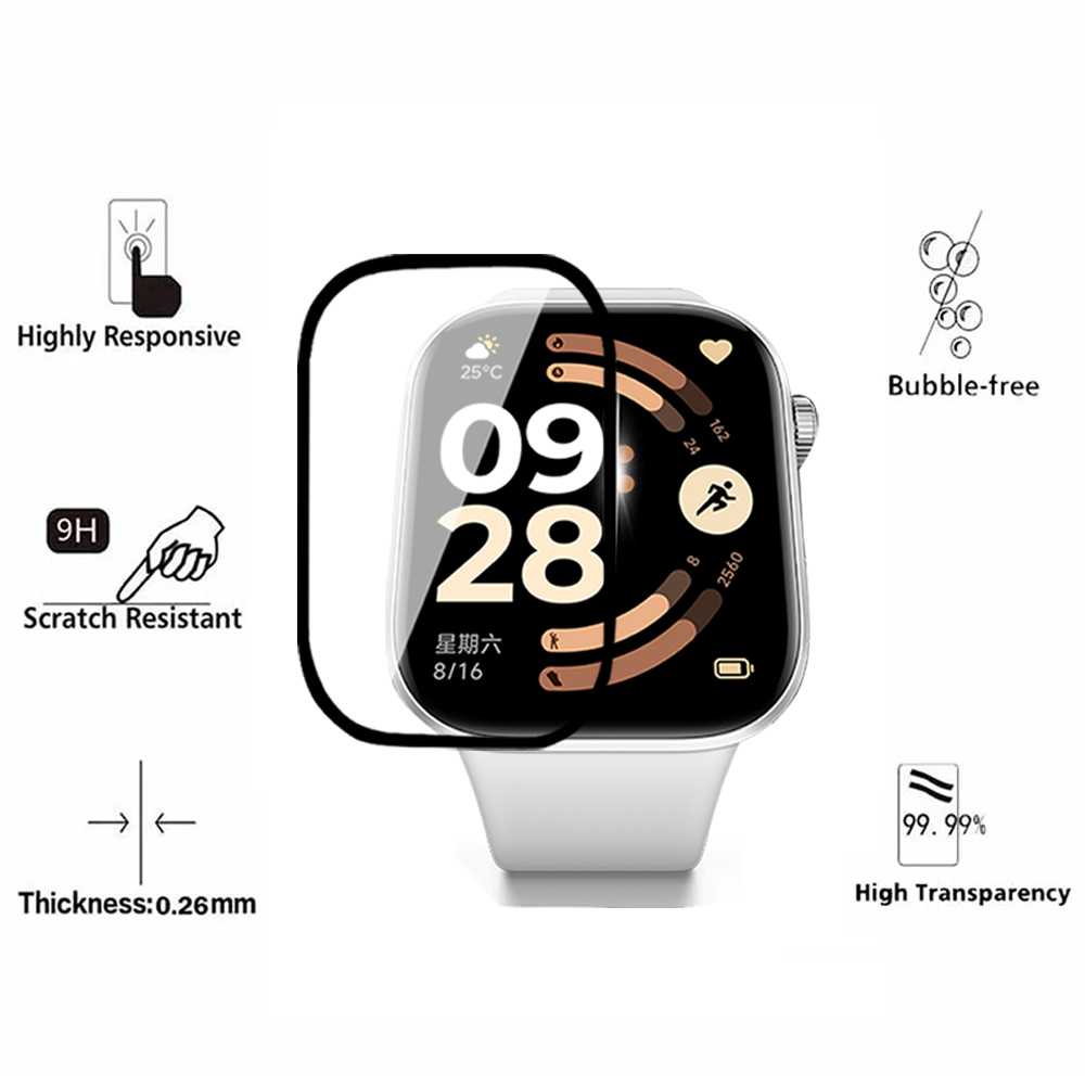 واقي شاشة لساعة Xiaomi Redmi W - مراجعة Watch Face Protector وسعره
