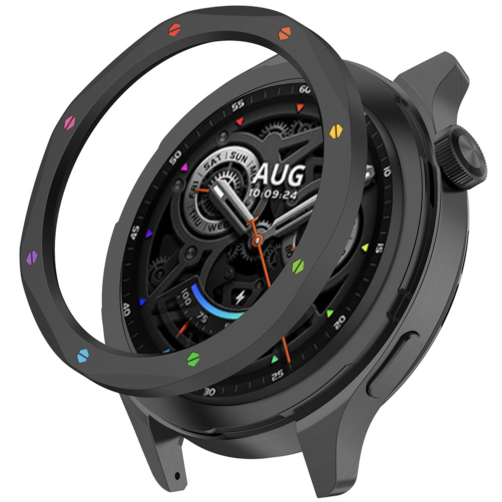 إطار معدني لساعة Xiaomi S4/S3  - مراجعة Xiaomi Smartwatch S4 Accessories وسعره