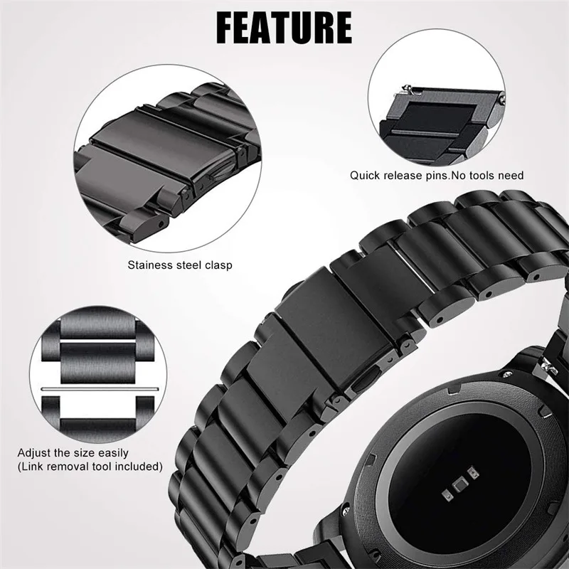سوار معدني نشط لساعة شاومي مي  - مراجعة Xiaomi Smartwatch S3 Accessories وسعره