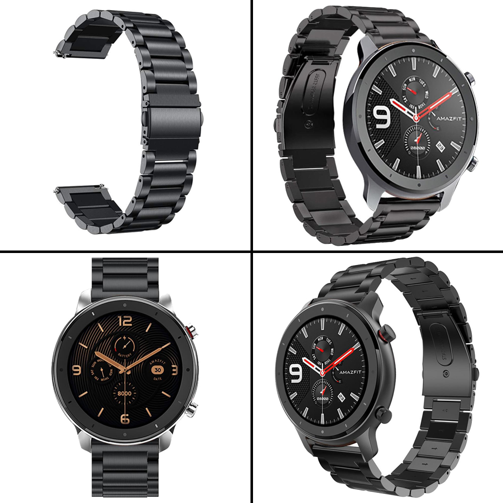 سوار معدني نشط لساعة شاومي مي  - مراجعة Xiaomi Smartwatch S3 Accessories وسعره
