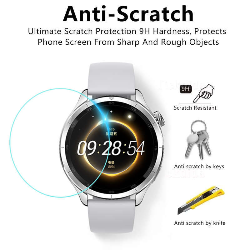 واقي شاشة من الزجاج المقوى لسا - مراجعة Xiaomi Smartwatch S3 Accessories وسعره