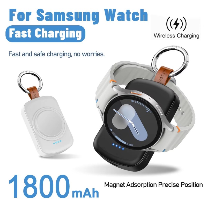 شاحن ساعة لاسلكي مغناطيسي محمو - مراجعة Wireless Charger Watch وسعره