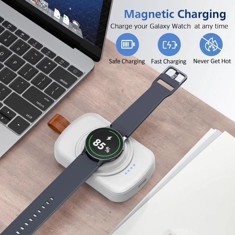 شاحن ساعة لاسلكي مغناطيسي محمو - مراجعة Wireless Charger Watch وسعره