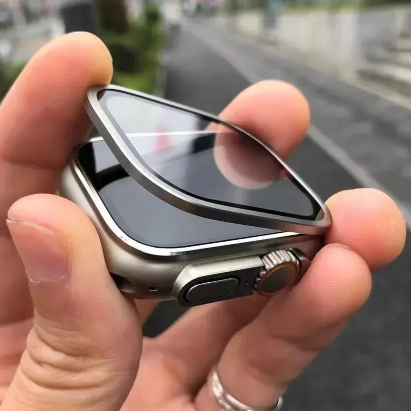 زجاج مقسى لساعة أبل الترا 49 م - مراجعة Smartwatch Watch Accessories وسعره