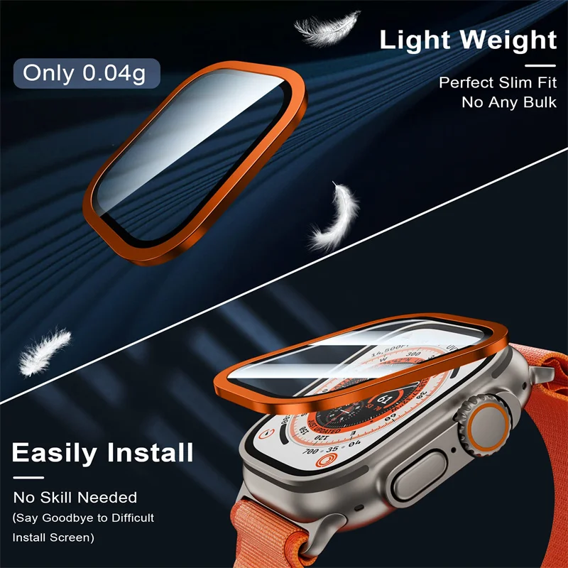 زجاج مقسى لساعة أبل الترا 49 م - مراجعة Smartwatch Watch Accessories وسعره
