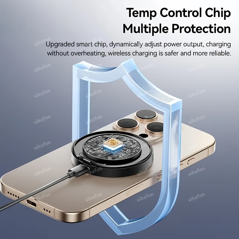 شاحن لاسلكي مغناطيسي 3 في 1 له - مراجعة Wireless Charger Watch وسعره