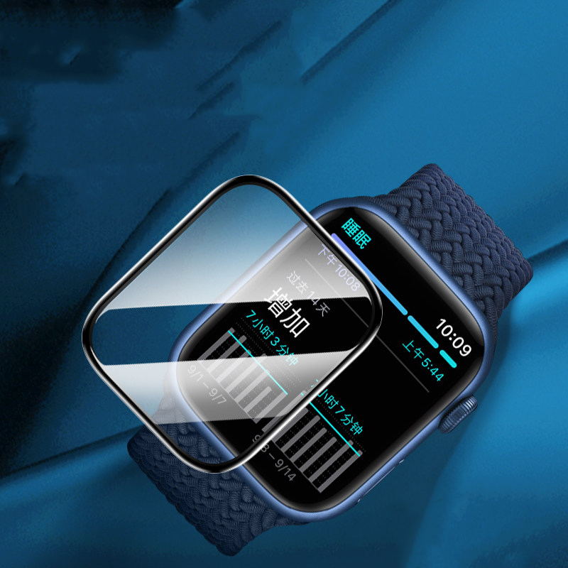 واقي شاشة لساعة أبل سلسلة 9 8  - مراجعة Smartwatch Case وسعره