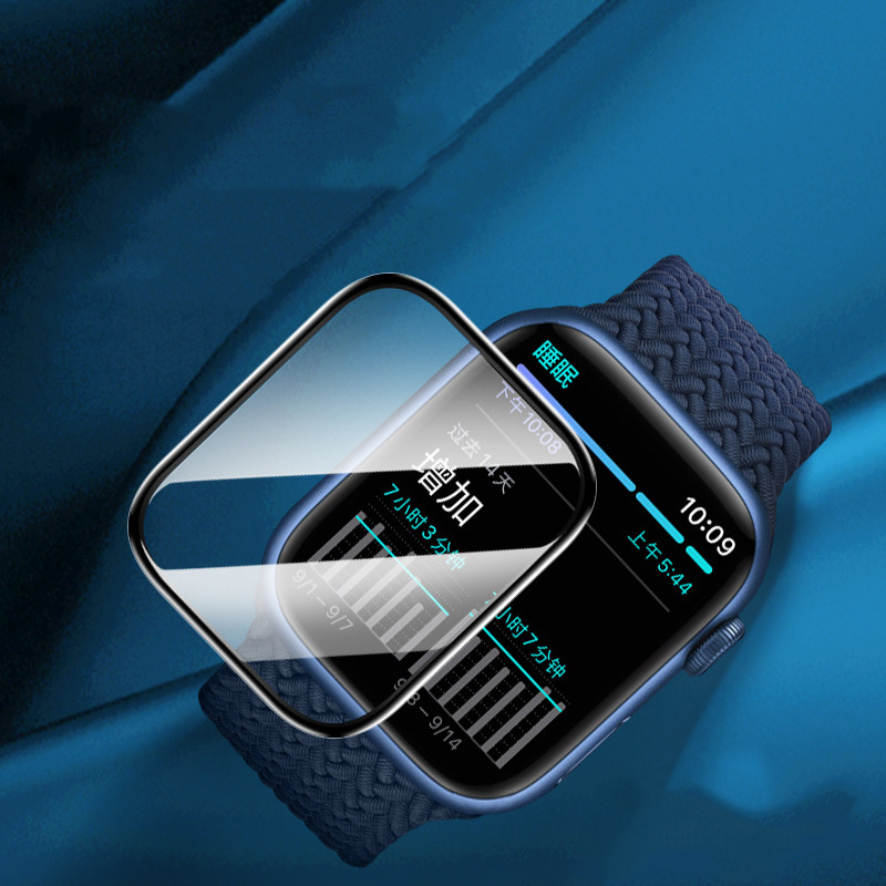 واقي شاشة لساعة أبل سلسلة 9 8  - مراجعة Smartwatch Case وسعره