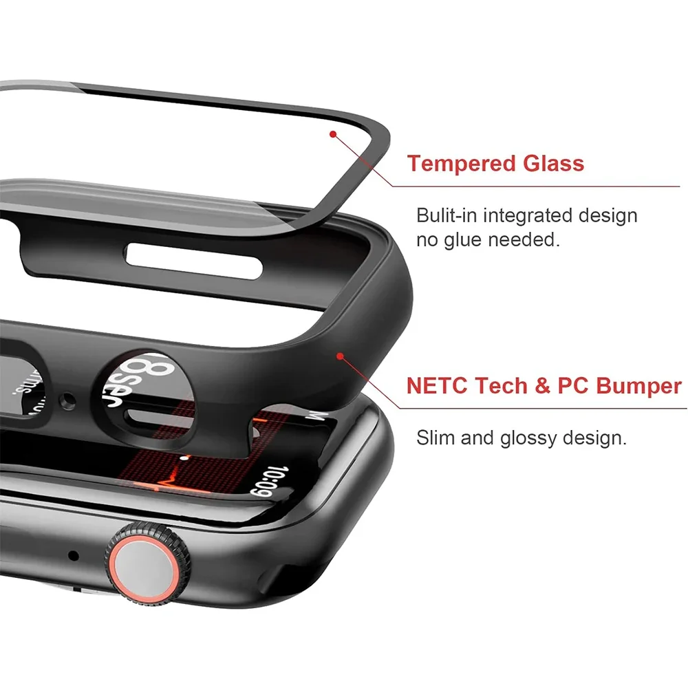 واقي للشاشة من الزجاج المقسى غ - مراجعة Smartwatch Case وسعره