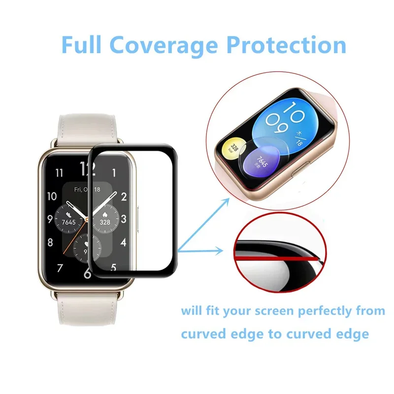 واقي شاشة زجاجي لين لساعة هاوا - مراجعة Smartwatch Watch Accessories وسعره