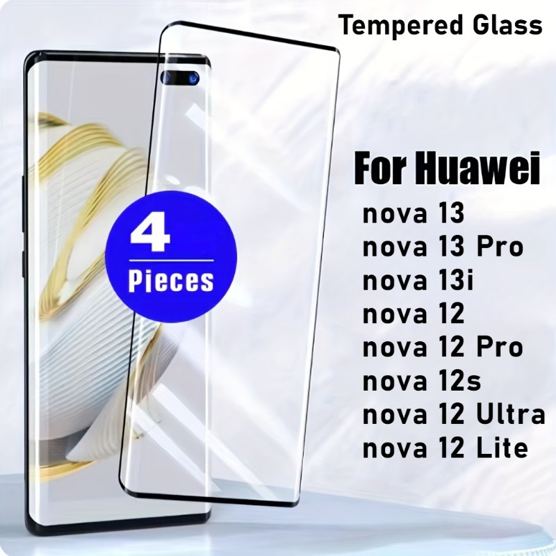 4 عبوات 9H صلابة الزجاج المقسى - مراجعة Huawei Nova 12 وسعره