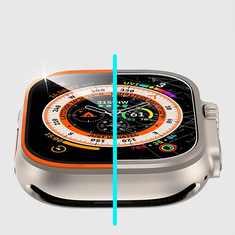 واقي شاشة من الزجاج المقسى لسا - مراجعة Smartwatch Watch Accessories وسعره