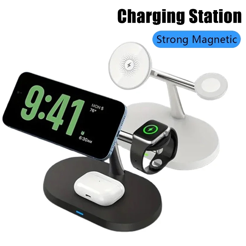 شاحن لاسلكي مغناطيسي 3 في 1 من - مراجعة Wireless Charger Watch وسعره