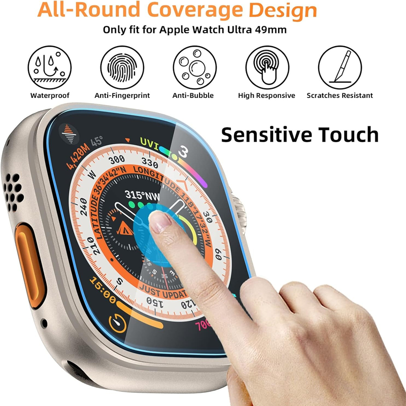 شاشة مضادة للخدش ل iWatch Ultr - مراجعة Watch Face Protector وسعره