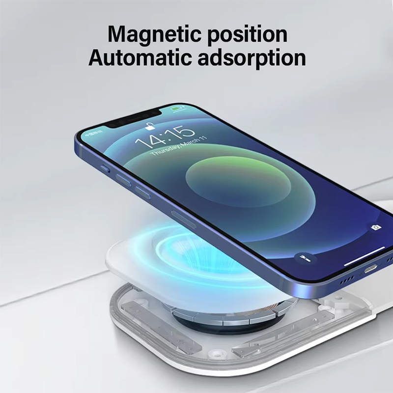 محطة شحن مغناطيسية قابلة للطي  - مراجعة Wireless Charger Watch وسعره