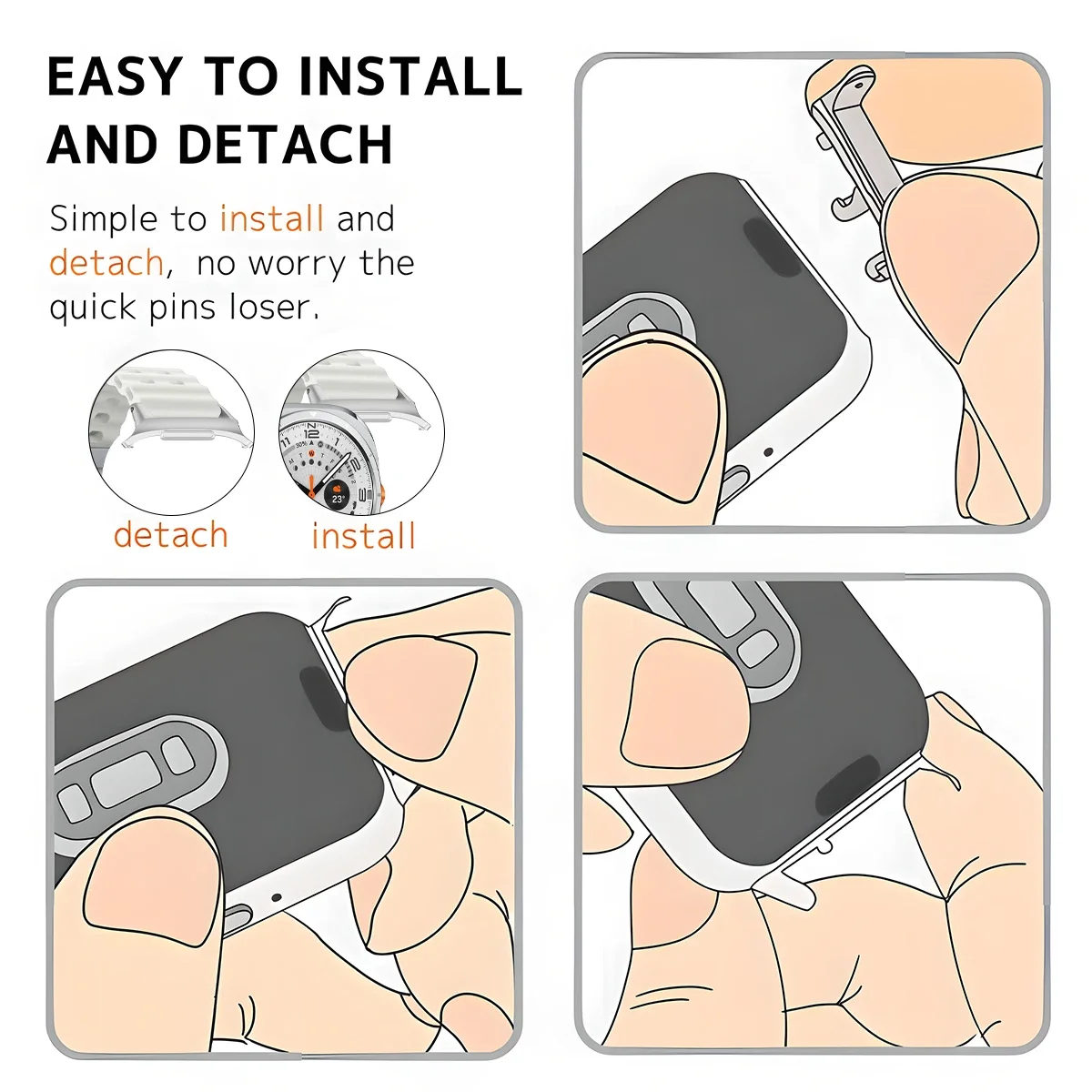 2 قطعة محول معدني حزام (استيك) - مراجعة Watch Band Connector وسعره