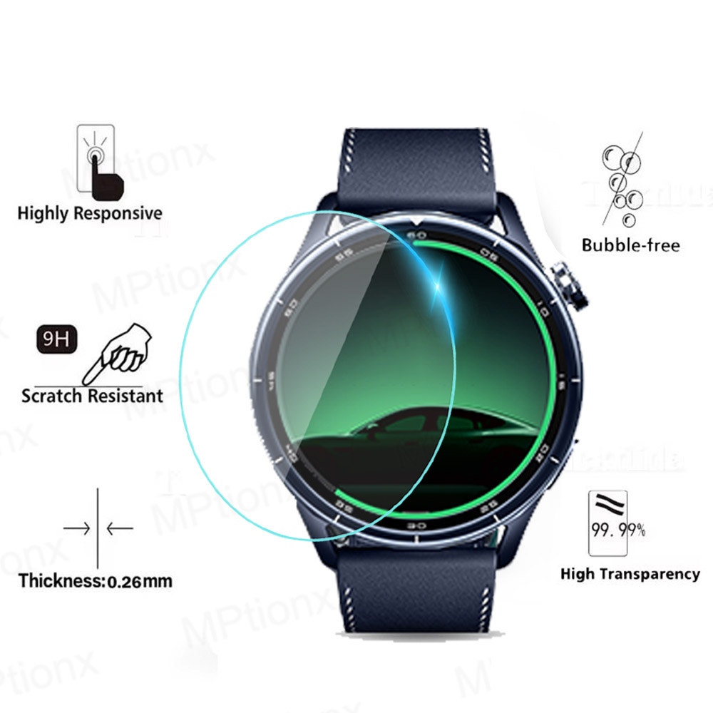 واقي شاشة من الزجاج المقسى لسا - مراجعة Smartwatch Watch Accessories وسعره
