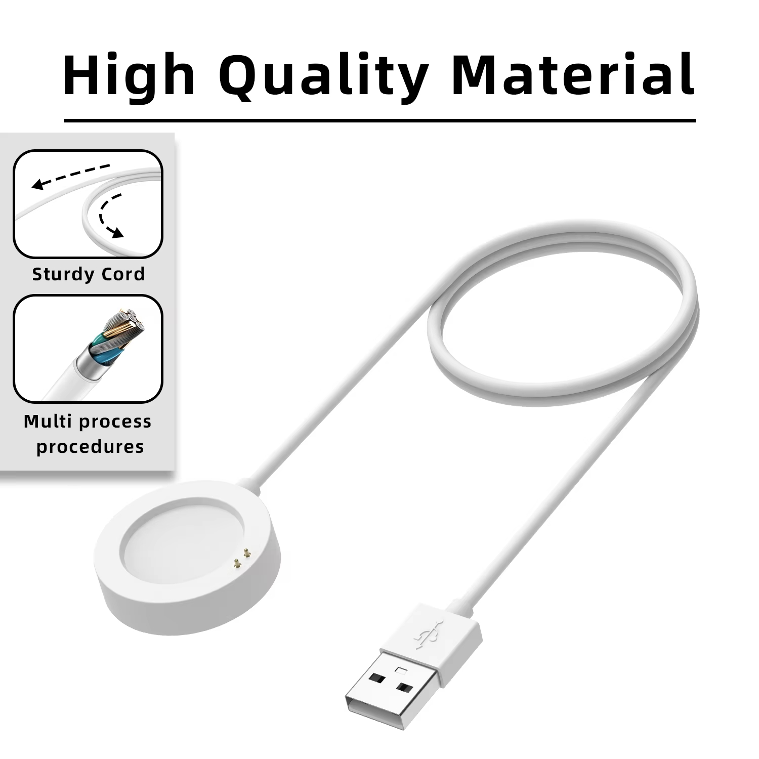 كابل شحن مغناطيسي USB لساعة شا - مراجعة Xiaomi Smartwatch S4 Accessories وسعره