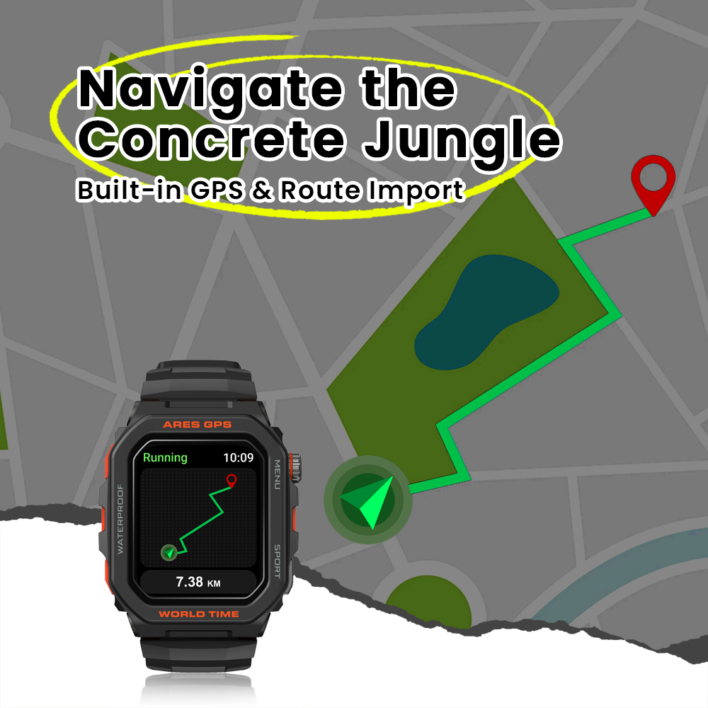 جديد Zeblaze Ares GPS ساعة ذكي - مراجعة Smartwatch Faces وسعره