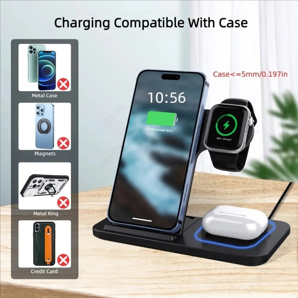 محطة شحن لاسلكية قابلة للطي 3  - مراجعة Wireless Charger Watch وسعره