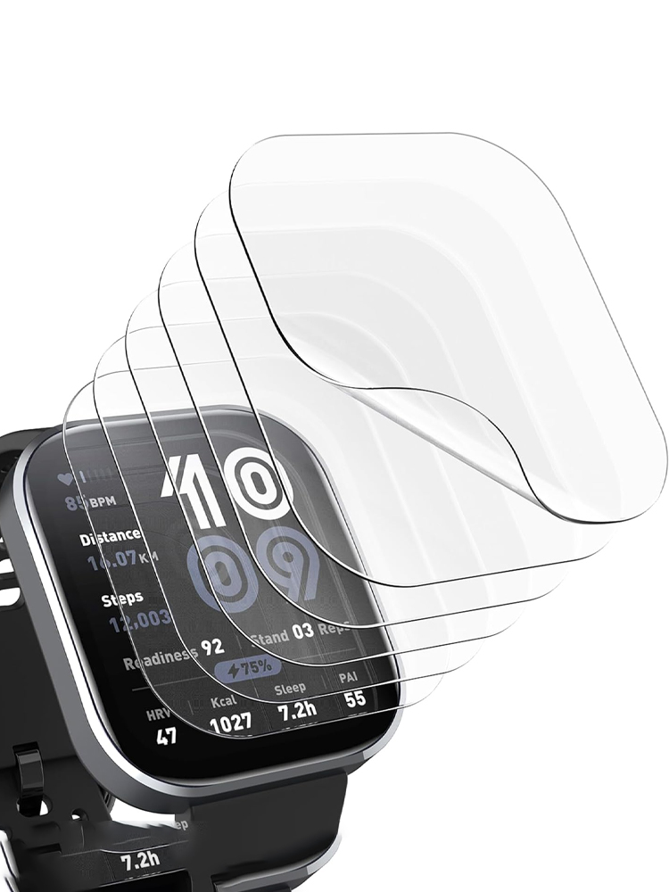 واقي شاشة لهاتف Amazfit bip 6  - مراجعة Smartwatch Watch Accessories وسعره