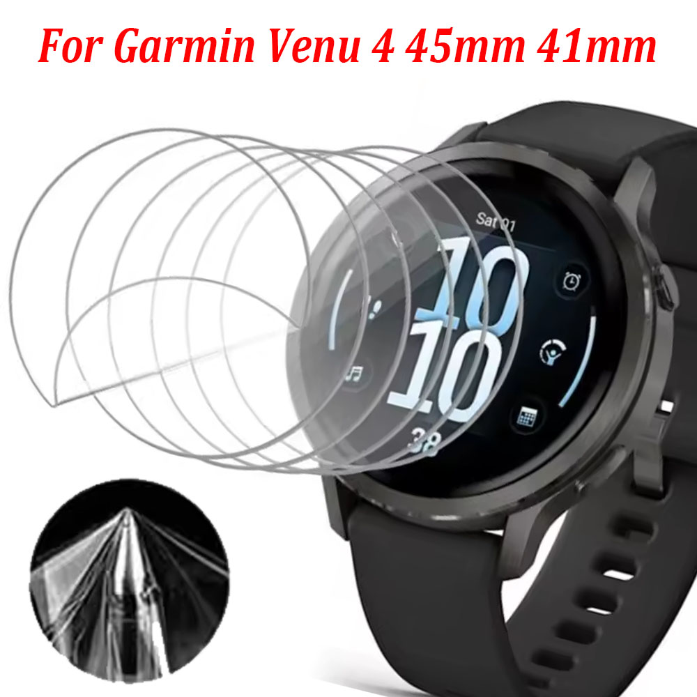 1-3 قطعة حامي الشاشة الناعمة ل - مراجعة Garmin Smartwatch Accessories وسعره
