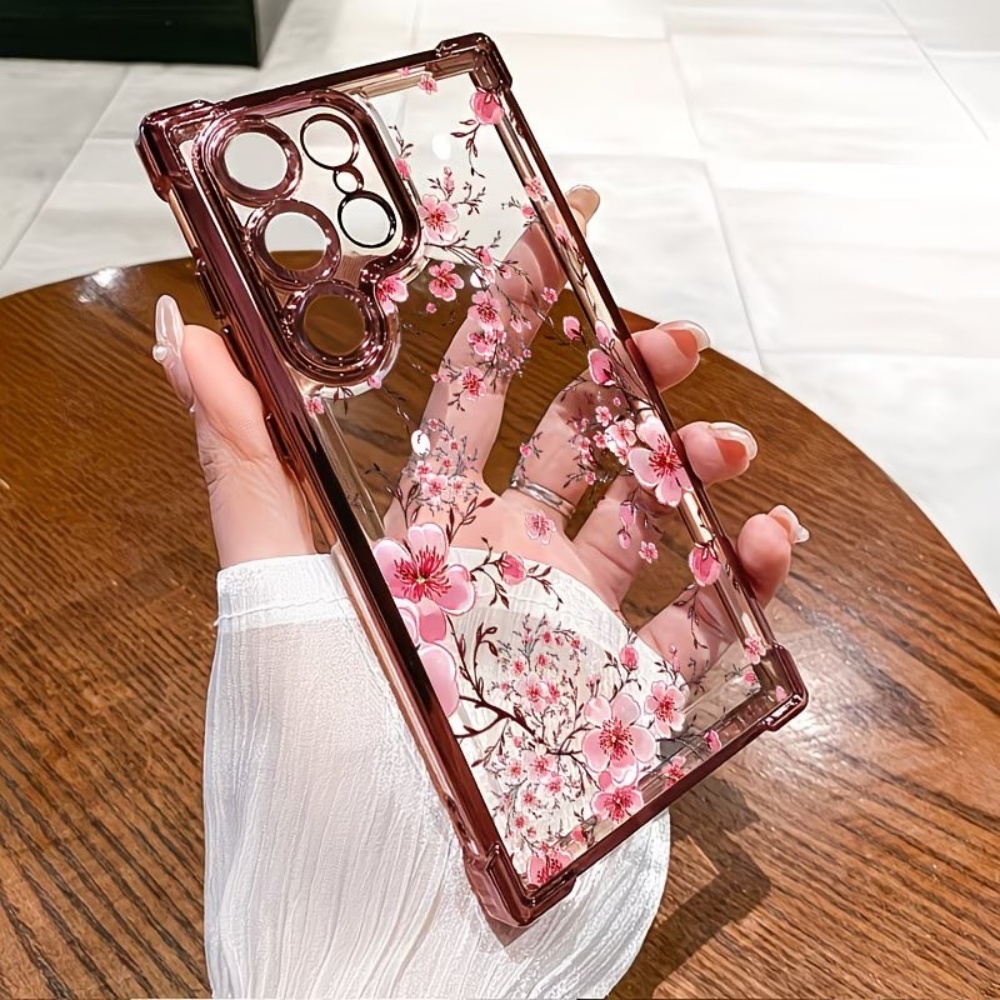 غطاء هاتف مطلي بزهر الكرز مضاد - مراجعة Samsung Galaxy S24 وسعره