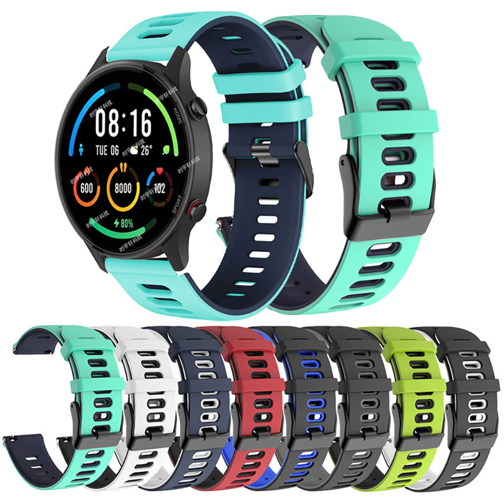 22 مللي متر حزام رياضي ثنائي ا - مراجعة Xiaomi Smartwatch S3 Accessories وسعره