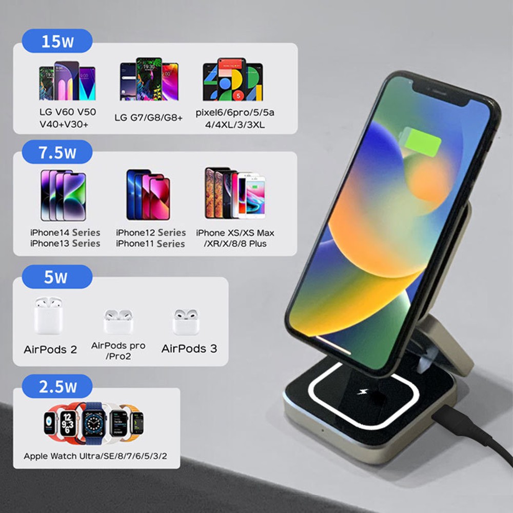 محطة شاحن لاسلكية مغناطيسية قا - مراجعة Wireless Charger Watch وسعره