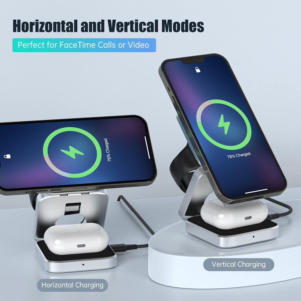 محطة شاحن لاسلكية مغناطيسية قا - مراجعة Wireless Charger Watch وسعره